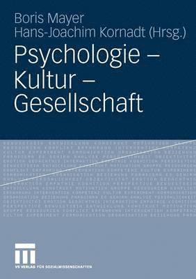 Psychologie - Kultur - Gesellschaft 1