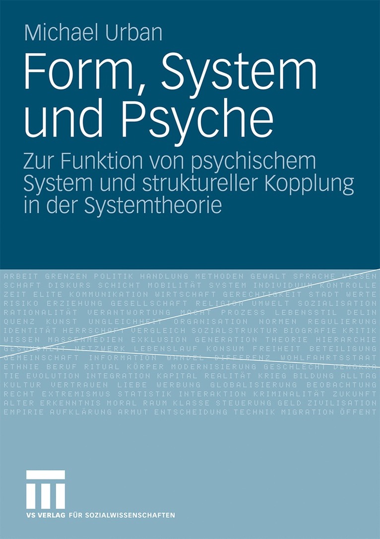 Michael Urban - Form, System und Psyche, Häftad