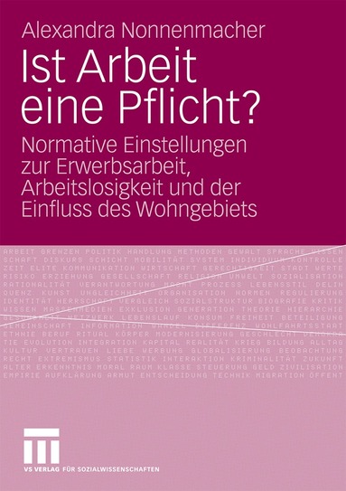 Alexandra Nonnenmacher - Ist Arbeit eine Pflicht?, Häftad