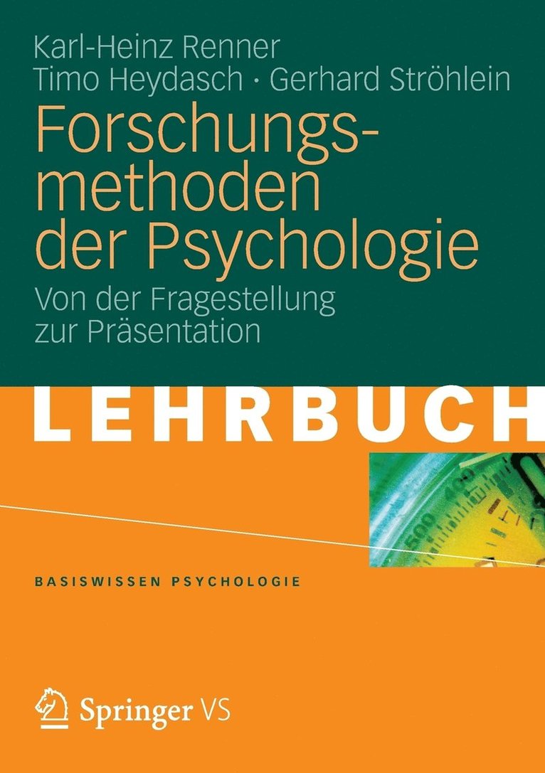 Forschungsmethoden der Psychologie 1