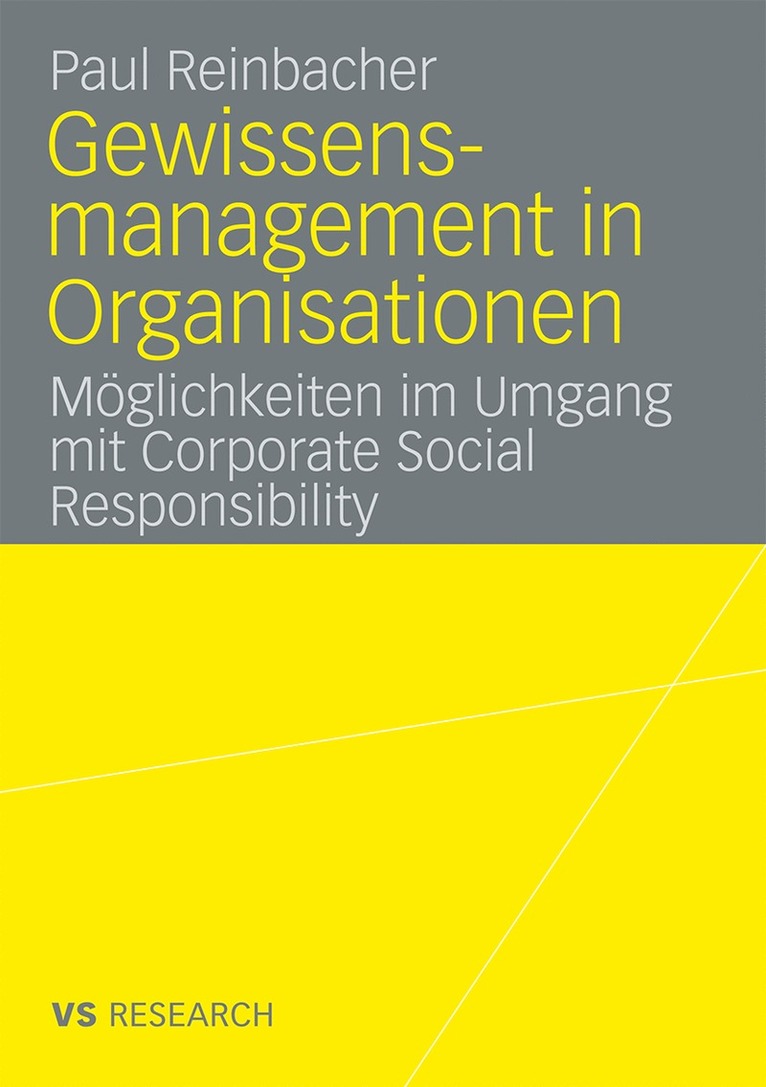 Paul Reinbacher - Gewissensmanagement in Organisationen, Häftad