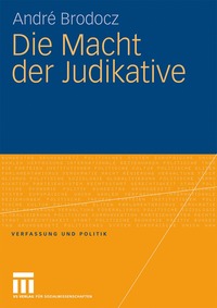 bokomslag Die Macht der Judikative