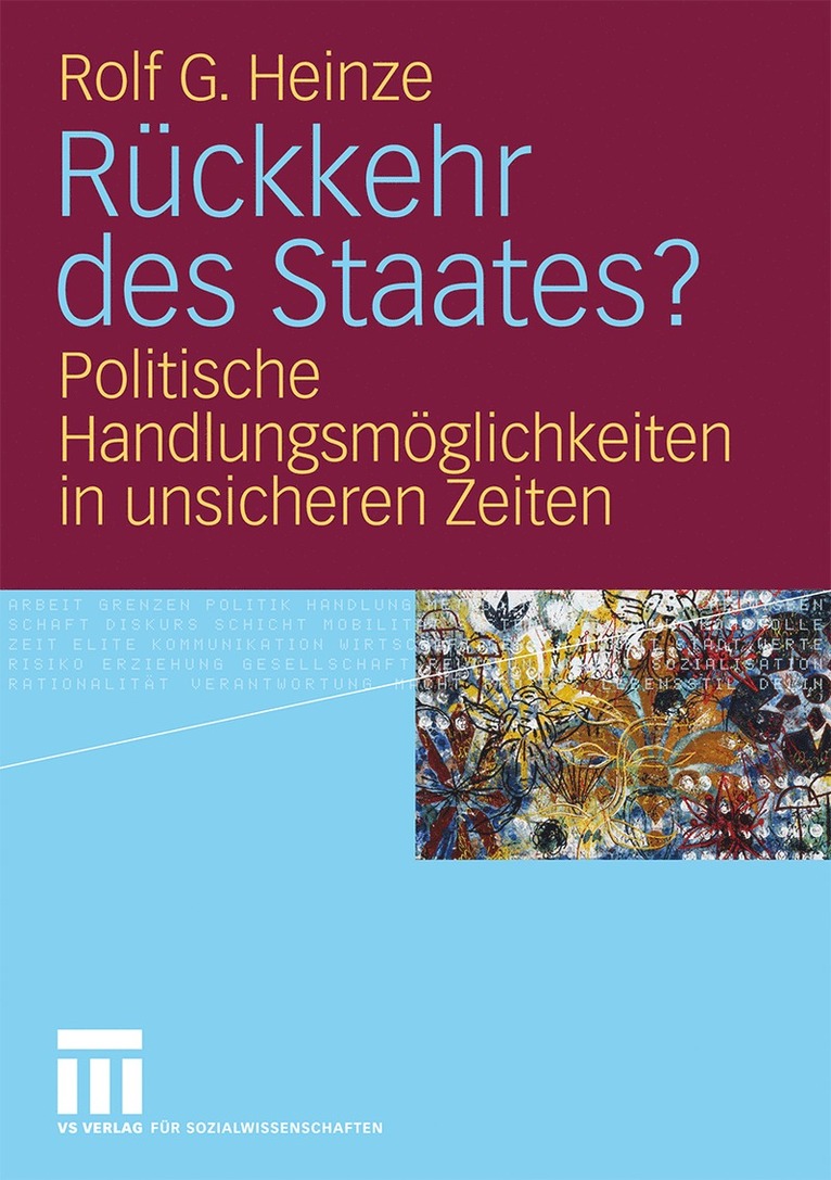 Rolf G. Heinze - Rückkehr des Staates?, Häftad