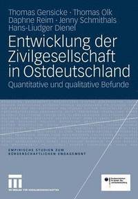 bokomslag Entwicklung der Zivilgesellschaft in Ostdeutschland