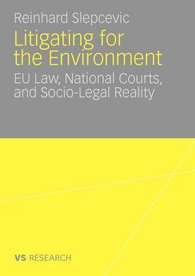 bokomslag Litigating for the Environment