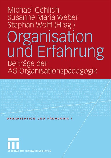 Michael Göhlich, Susanne Maria Weber, Stephan Wolff - Organisation und Erfahrung, Häftad
