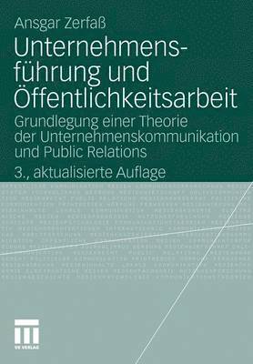 bokomslag Unternehmensfhrung und ffentlichkeitsarbeit