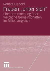 bokomslag Frauen &quot;unter sich&quot;