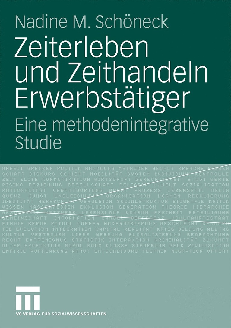 Zeiterleben und Zeithandeln Erwerbstätiger