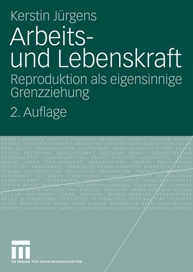 bokomslag Arbeits- und Lebenskraft