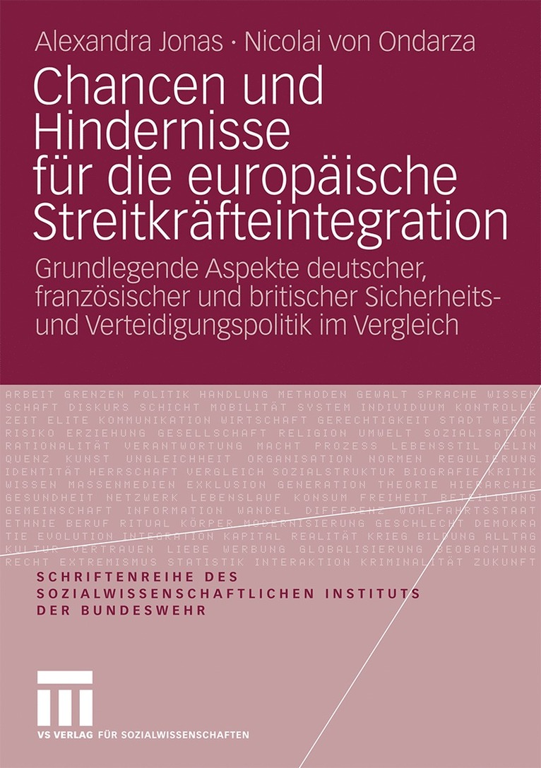 Chancen und Hindernisse fr die europische Streitkrfteintegration 1