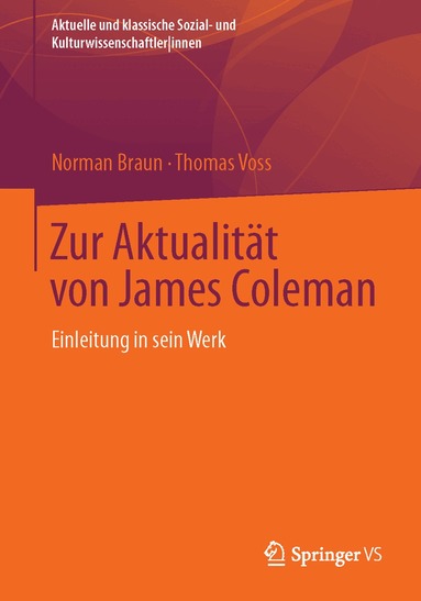 Norman Braun, Thomas Voss - Zur Aktualität von James Coleman, Häftad