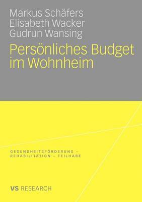 Persnliches Budget im Wohnheim 1