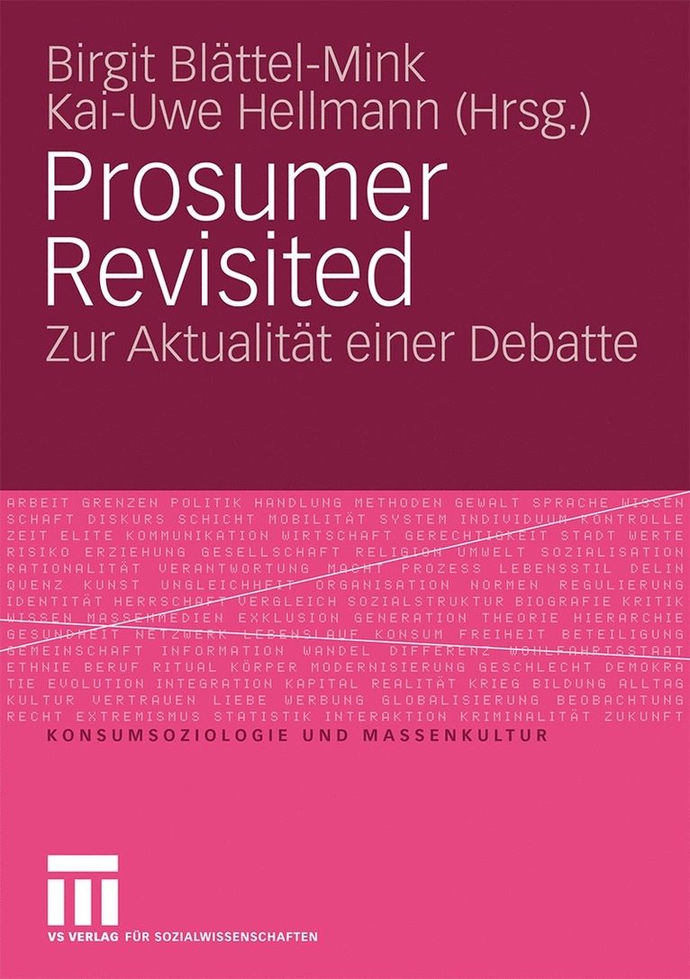 Birgit Blättel-Mink, Kai-Uwe Hellmann - Prosumer Revisited, Häftad