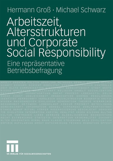 Hermann Groß, Michael Schwarz - Arbeitszeit, Altersstrukturen und Corporate Social Responsibility, Häftad