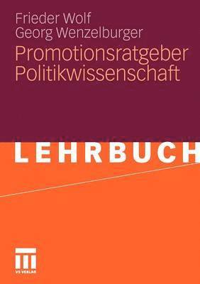 Promotionsratgeber Politikwissenschaft 1