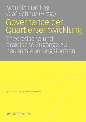 bokomslag Governance der Quartiersentwicklung