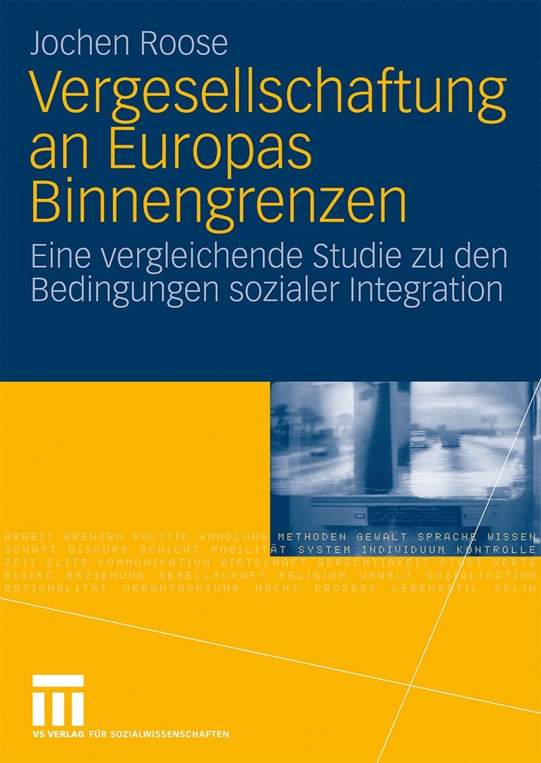 Jochen Roose - Vergesellschaftung an Europas Binnengrenzen, Häftad