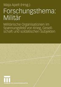 bokomslag Forschungsthema: Militr