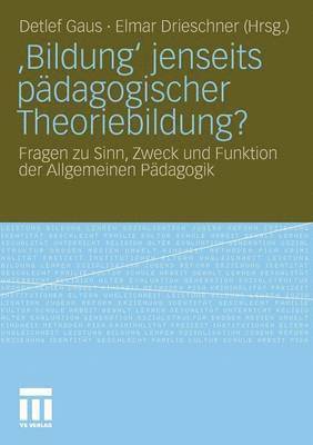 bokomslag Bildung jenseits pdagogischer Theoriebildung?