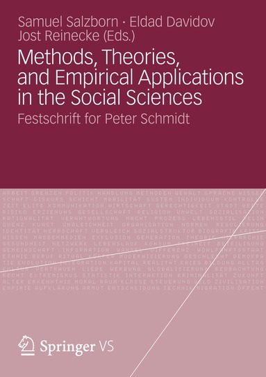 Samuel Salzborn, Eldad Davidov, Jost Reinecke - Methods, Theories, and Empirical Applications in the Social Sciences, Häftad