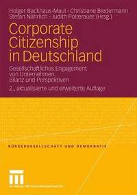 bokomslag Corporate Citizenship in Deutschland