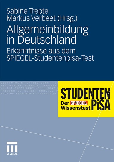 Sabine Trepte, Markus Verbeet - Allgemeinbildung in Deutschland, Inbunden