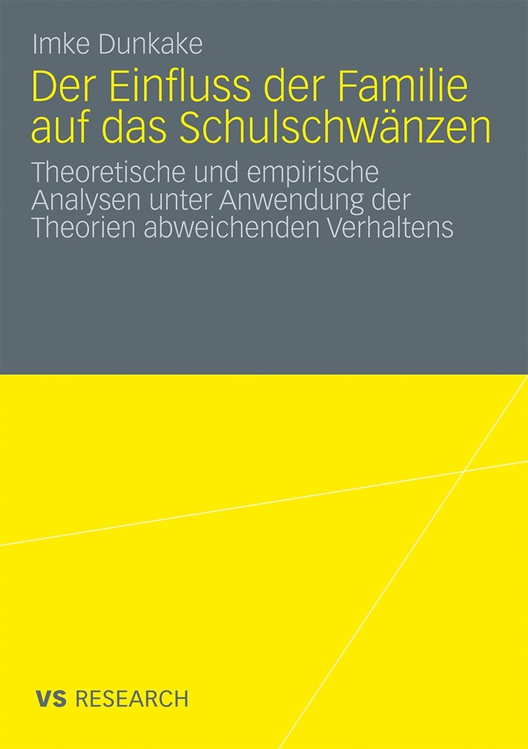 Imke Dunkake - Der Einfluss der Familie auf das Schulschwänzen, Häftad