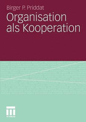 bokomslag Organisation als Kooperation