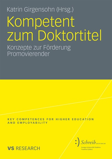 Katrin Girgensohn, Katrin Girgensohn - Kompetent zum Doktortitel, Häftad