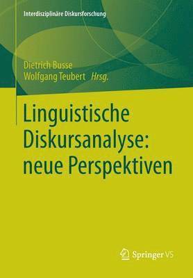 Linguistische Diskursanalyse: neue Perspektiven 1