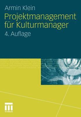 bokomslag Projektmanagement fr Kulturmanager