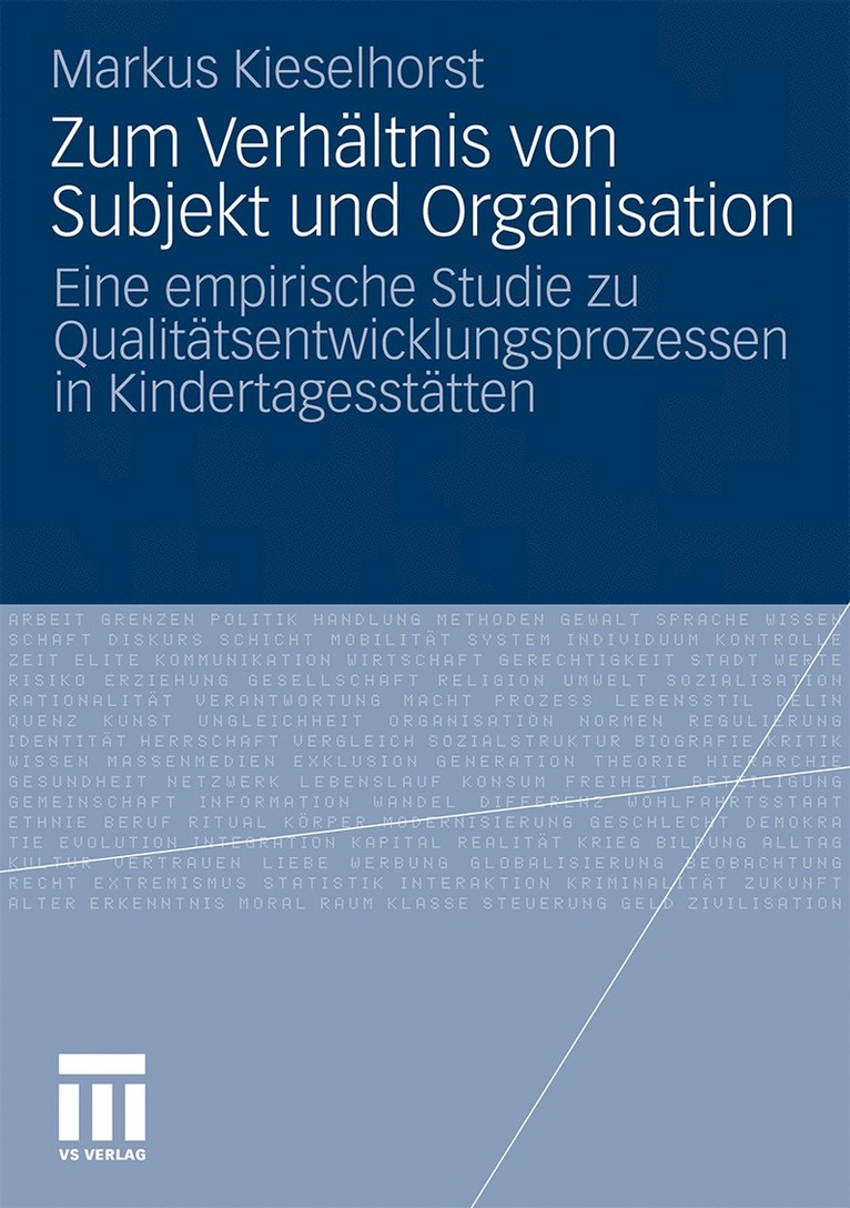 Markus Kieselhorst - Zum Verhältnis von Subjekt und Organisation, Häftad