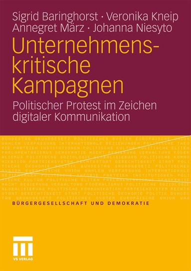 Sigrid Baringhorst, Veronika Kneip, Annegret März, Johanna Niesyto - Unternehmenskritische Kampagnen, Häftad