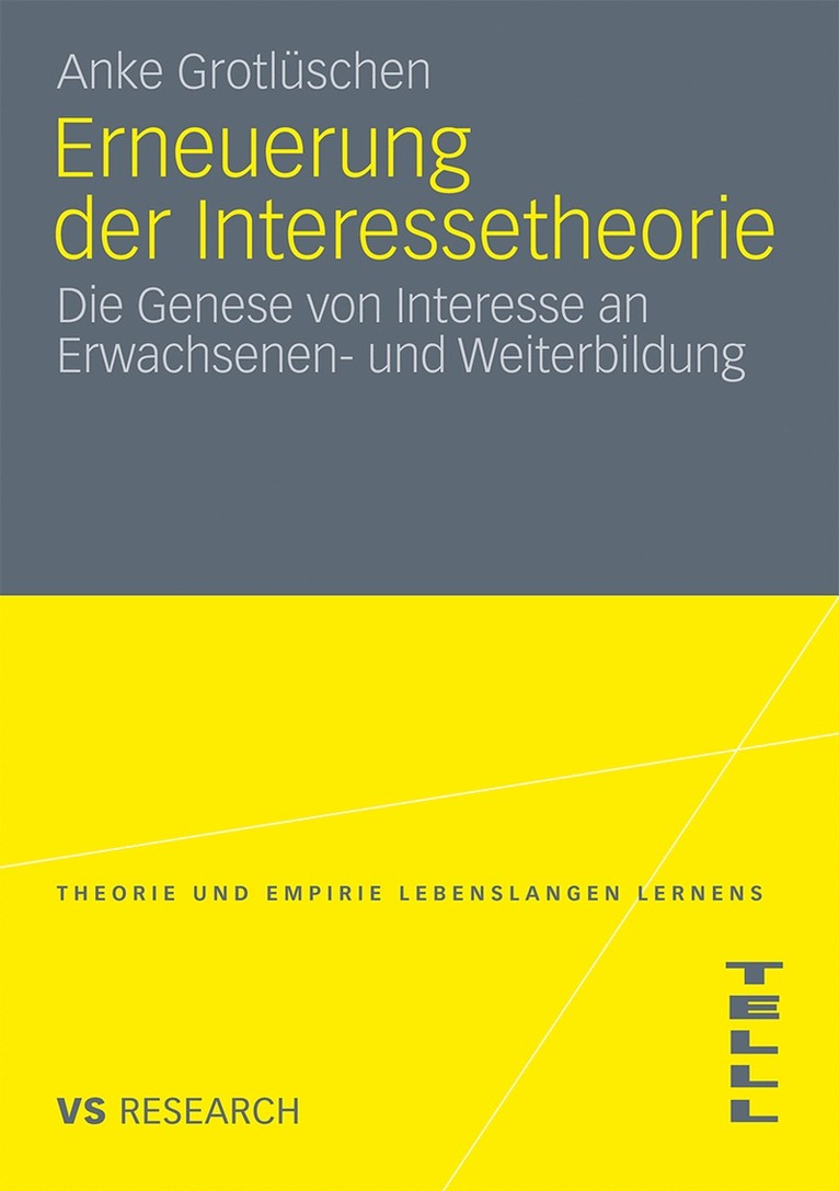 Anke Grotlüschen, Anke Grotluschen - Erneuerung der Interessetheorie, Häftad