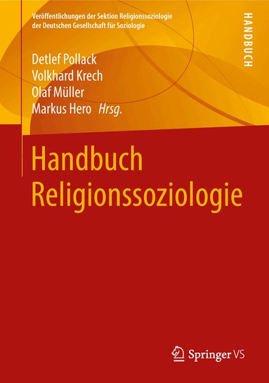Detlef Pollack, Volkhard Krech, Olaf Müller, Markus Hero - Handbuch Religionssoziologie, Inbunden