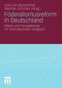 bokomslag Fderalismusreform in Deutschland