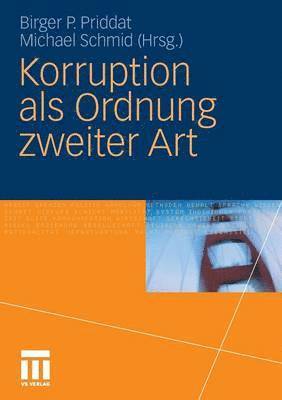 bokomslag Korruption als Ordnung zweiter Art