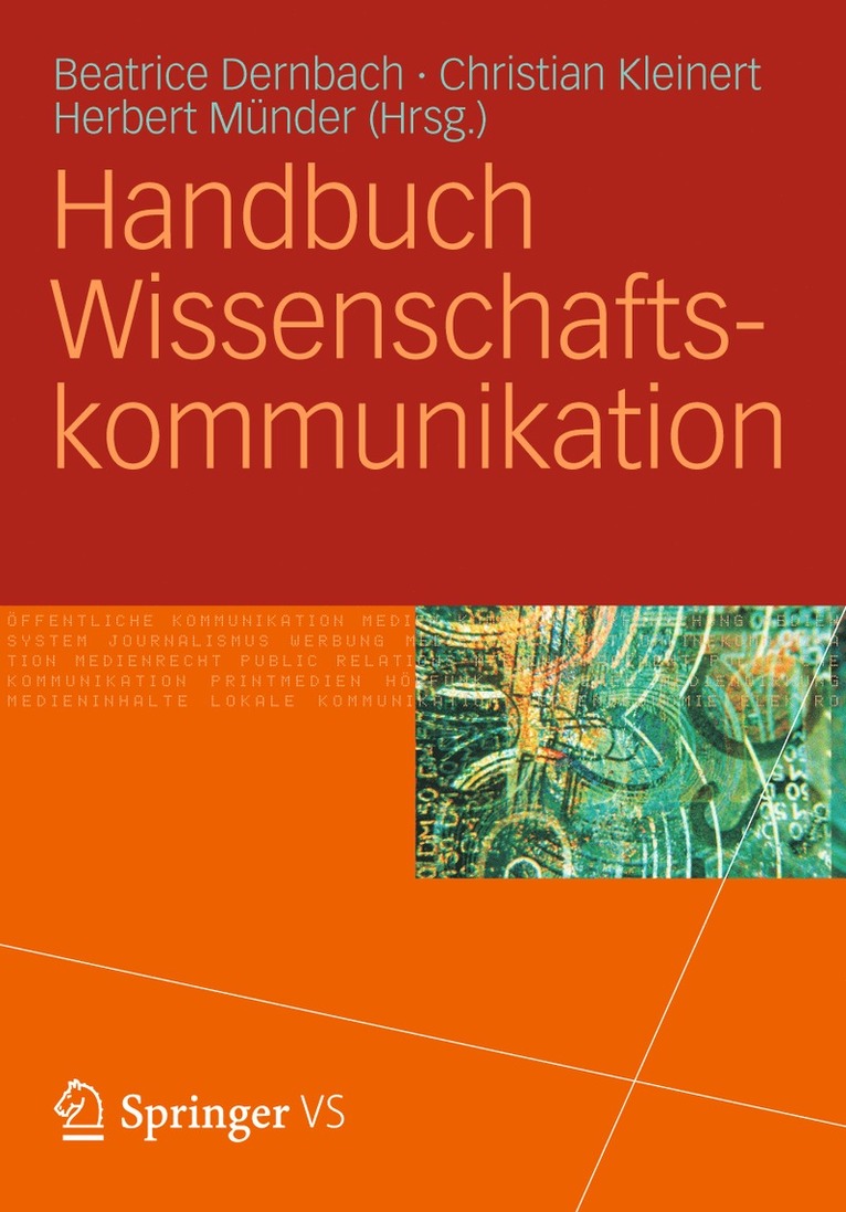 Beatrice Dernbach, Christian Kleinert, Herbert Münder - Handbuch Wissenschaftskommunikation, Inbunden