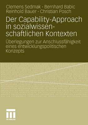 bokomslag Der Capability-Approach in sozialwissenschaftlichen Kontexten