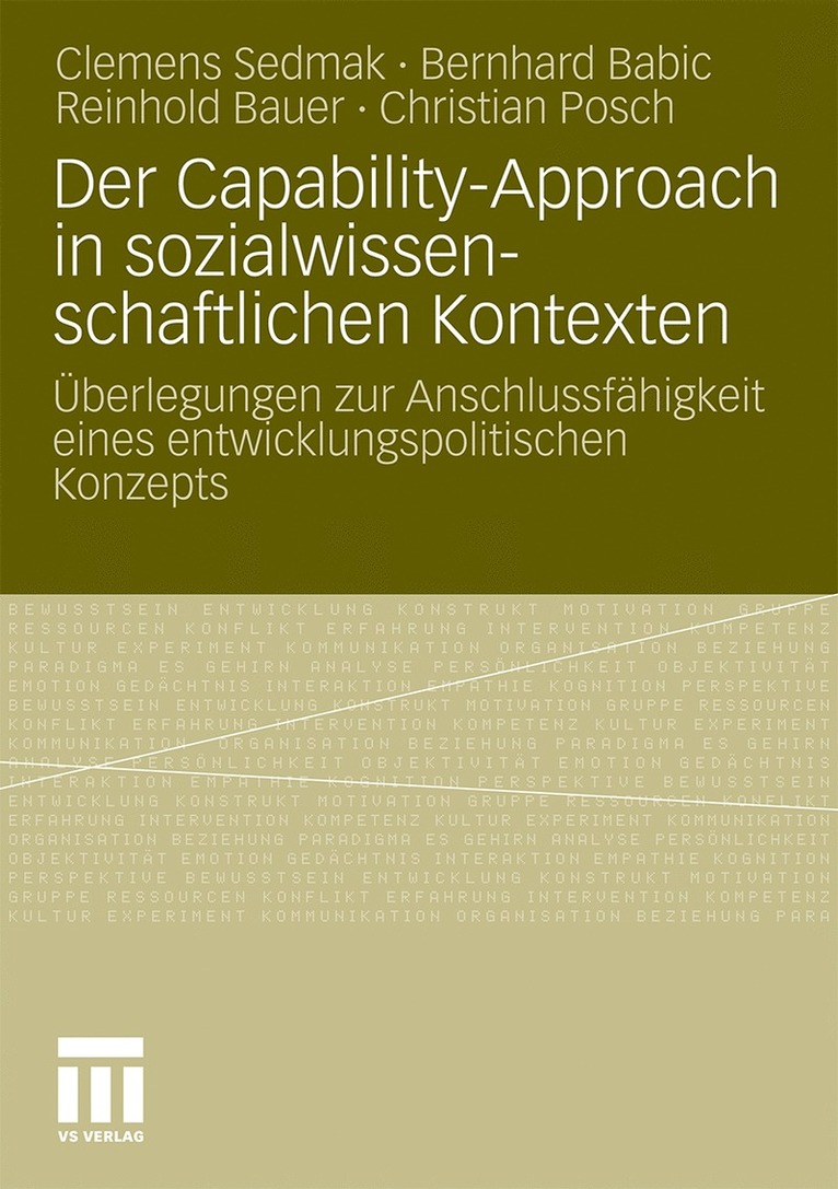 Der Capability-Approach in sozialwissenschaftlichen Kontexten 1