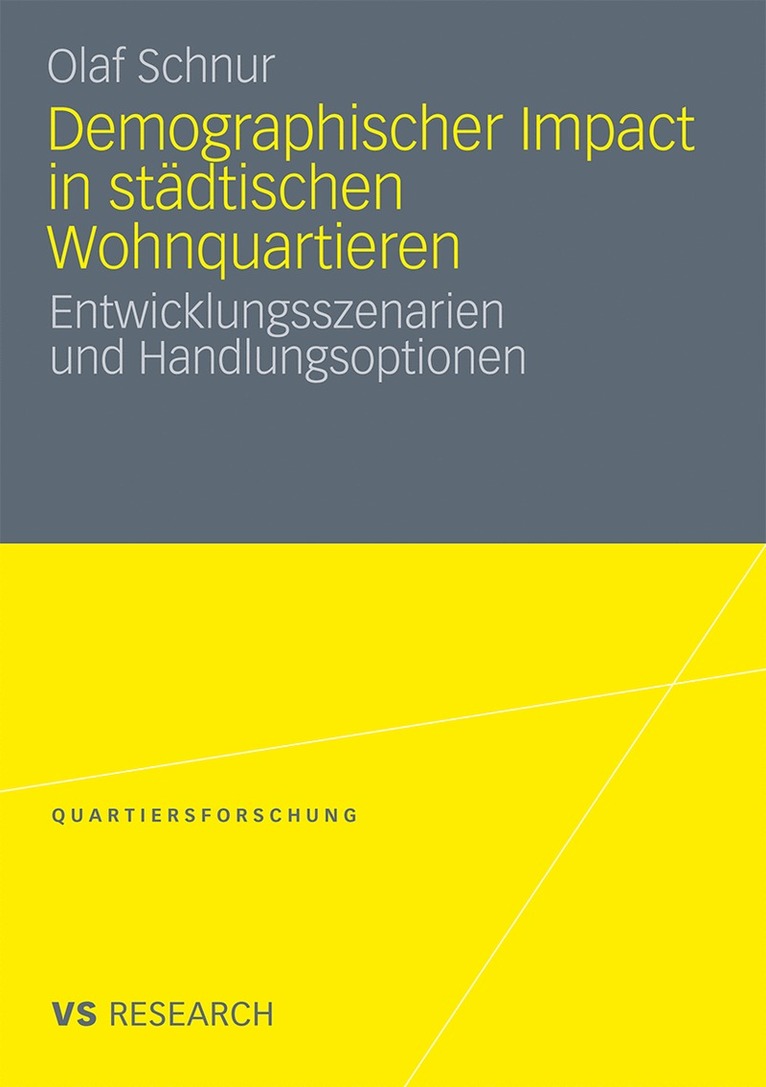 Olaf Schnur - Demographischer Impact in städtischen Wohnquartieren, Häftad