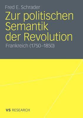 bokomslag Zur politischen Semantik der Revolution