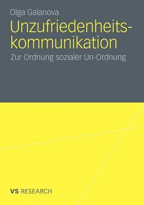 Unzufriedenheitskommunikation 1