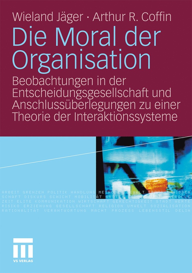 Die Moral der Organisation 1