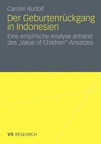 bokomslag Der Geburtenrckgang in Indonesien