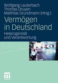 bokomslag Vermgen in Deutschland