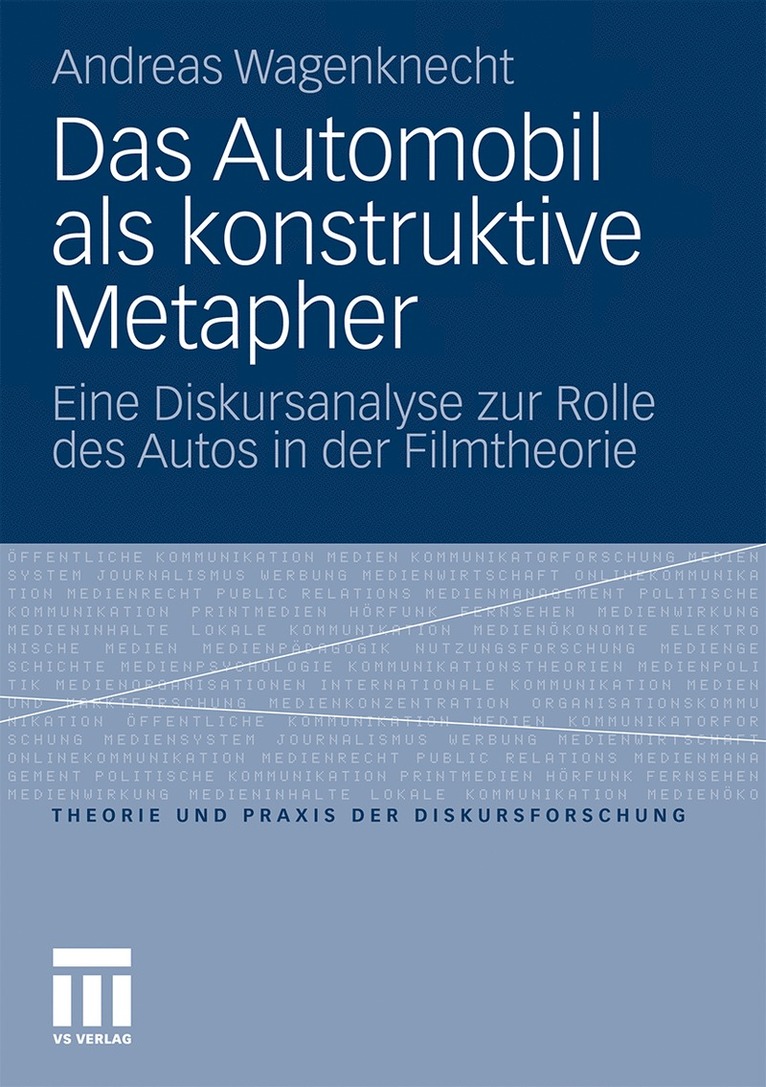 Andreas Wagenknecht - Das Automobil als konstruktive Metapher, Häftad