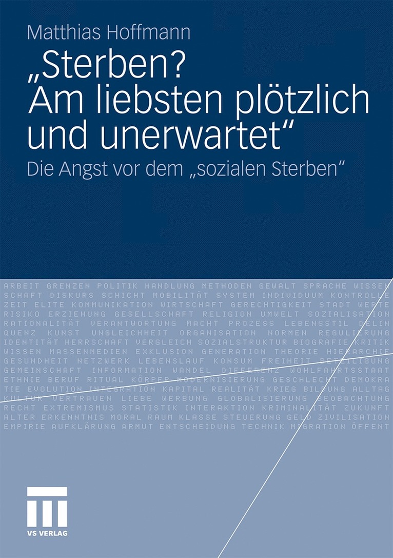 Matthias Hoffmann - „Sterben? Am liebsten plötzlich und unerwartet.“, Häftad