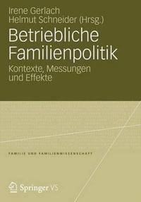 bokomslag Betriebliche Familienpolitik